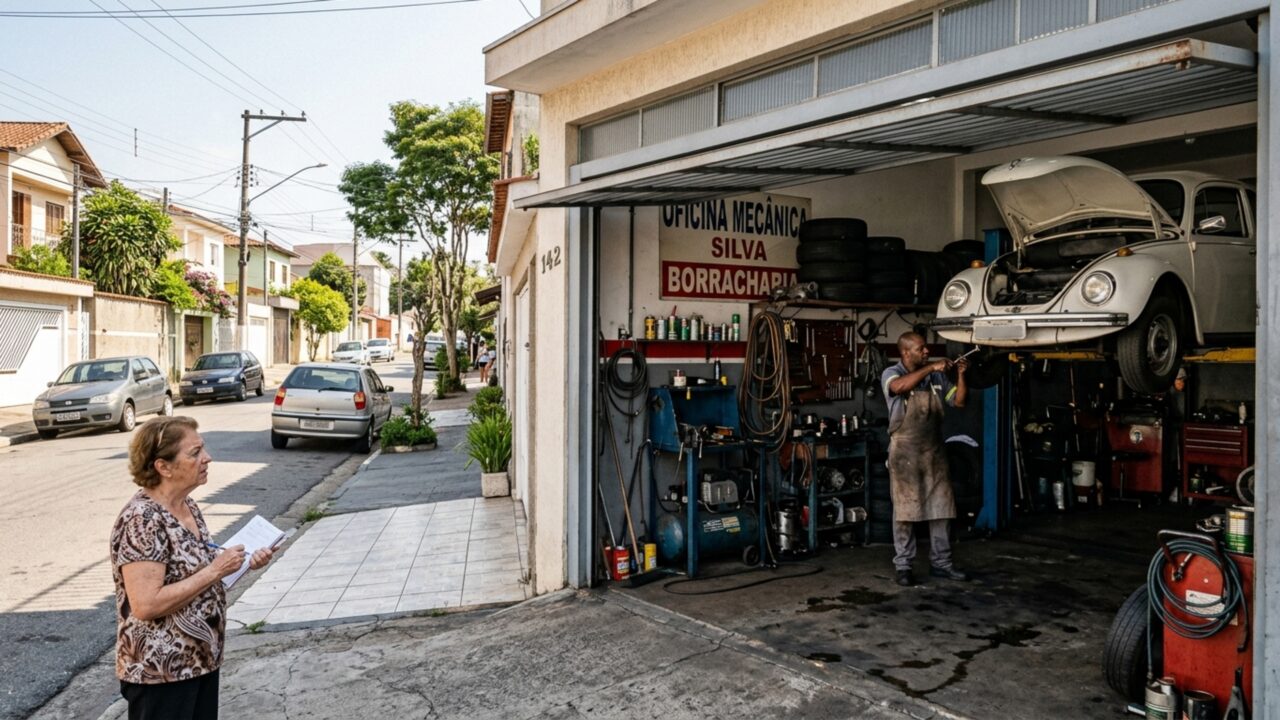 Vizinho transforma garagem em oficina e barulho de ferramentas passa a começar diariamente antes das 7 horas da manhã