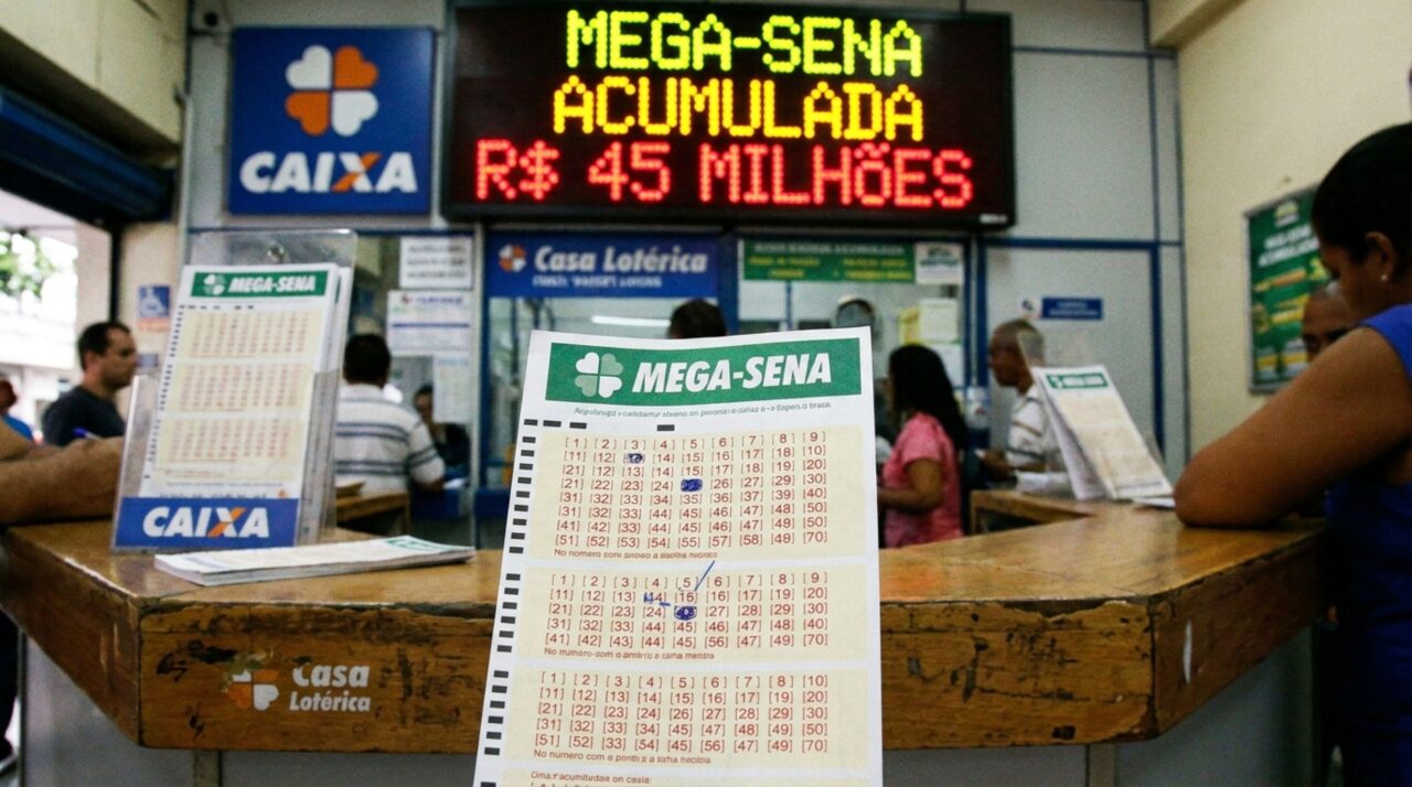 Oito apostas do interior de Pernambuco fazem a quadra na Mega-Sena 3045 e prêmio principal sobe para R$ 45 milhões