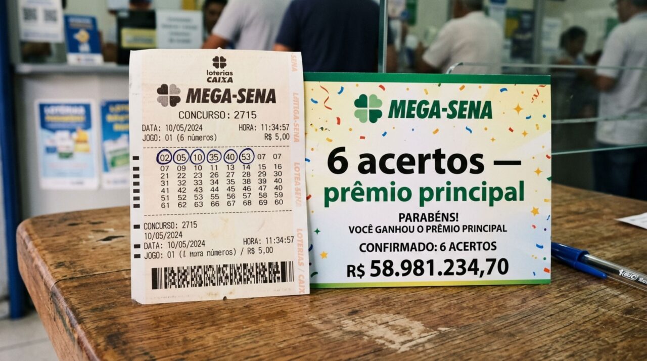 Fortaleza tem aposta única vencedora da Mega-Sena e bolão de 100 cotas divide prêmio de R$ 164,8 milhões