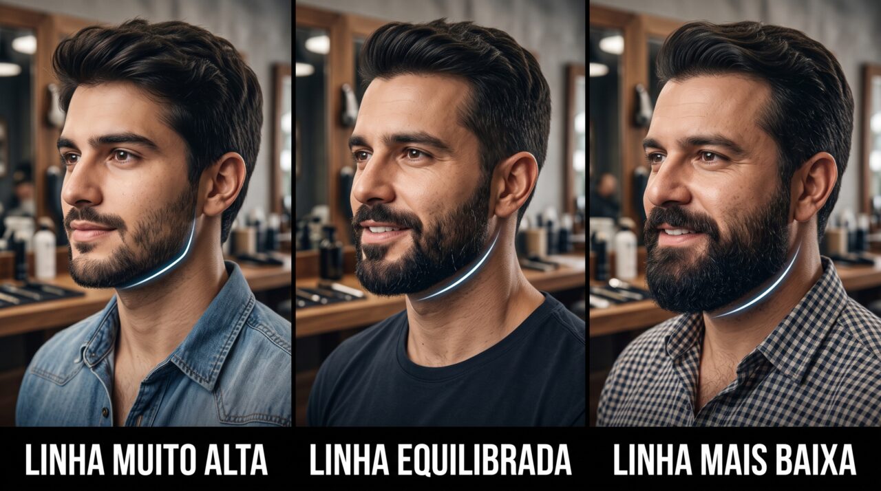 A barba pode deixar o rosto mais quadrado ou ainda mais redondo e boa parte dessa diferença acontece na região que quase ninguém olha no espelho