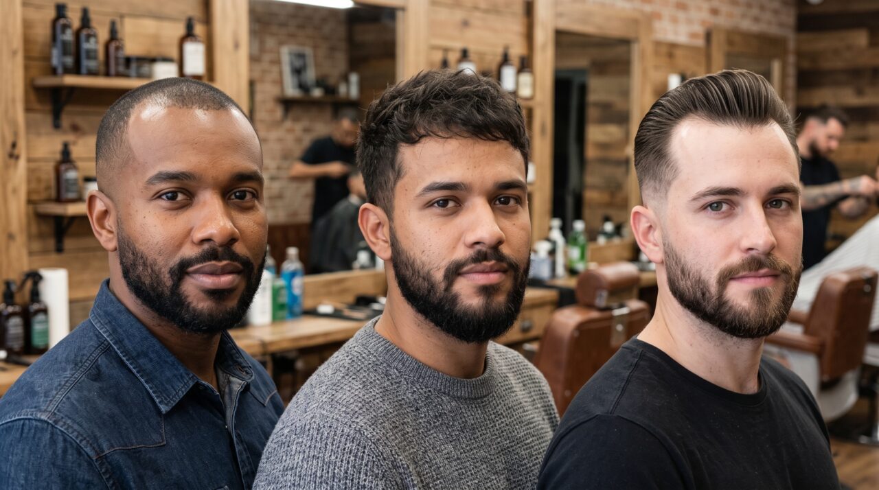 Corte masculino que parece simples consegue esconder entradas e deixa o cabelo com aparência muito mais cheia