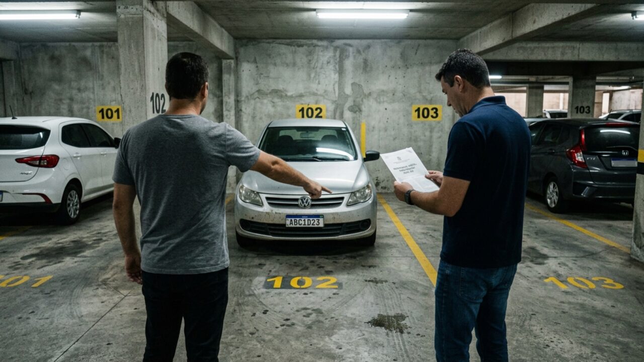 Homem compra apartamento com duas vagas de garagem e meses depois descobre que uma delas pertence oficialmente a outro imóvel