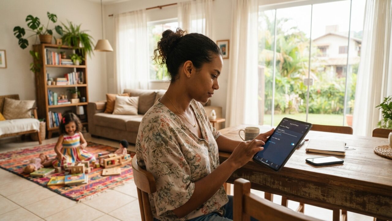 Criança de 5 anos faz compra de R$ 3 mil em brinquedos conversando com assistente virtual na sala enquanto os pais dormiam
