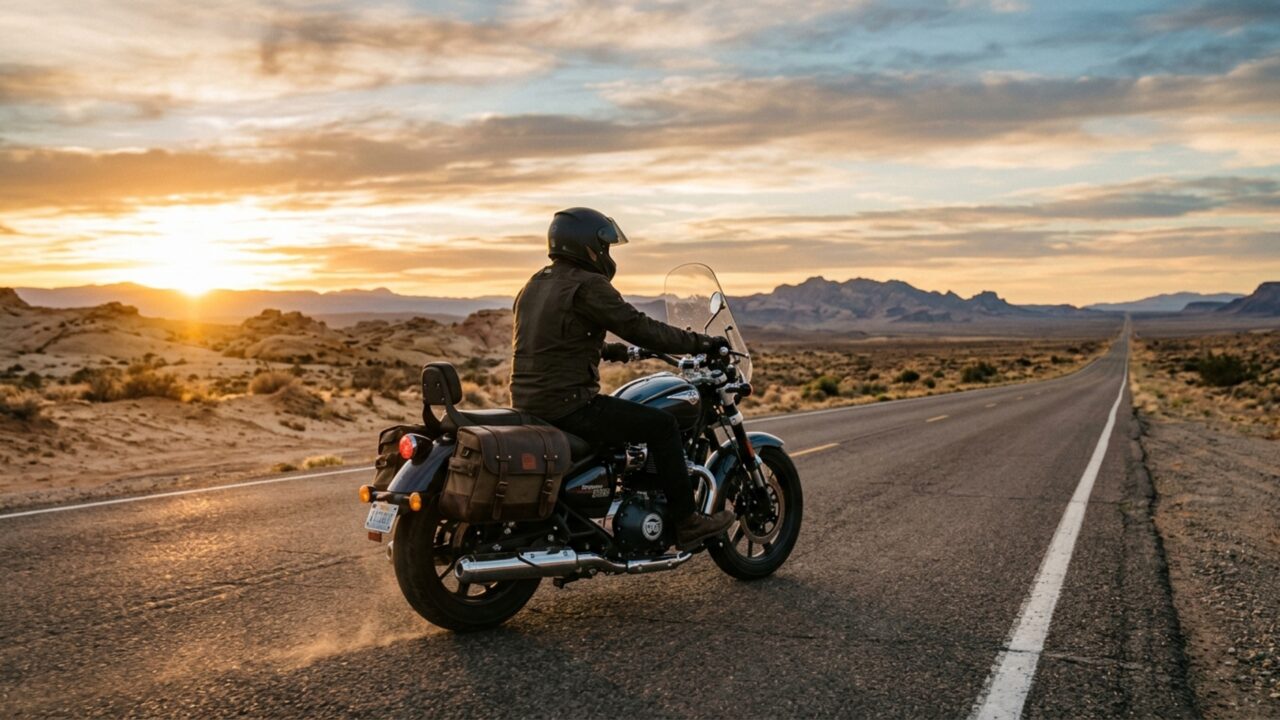 Custom de R$ 35.490 usa motor bicilíndrico de 648 cc, banco baixo e tanque de 15,7 litros para viagens longas