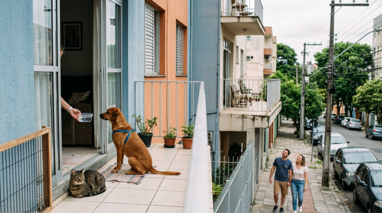 Oficialmente confirmado: a lei que proíbe manter cães e gatos regularmente em varandas, porões, terraços e pátios entra em vigor