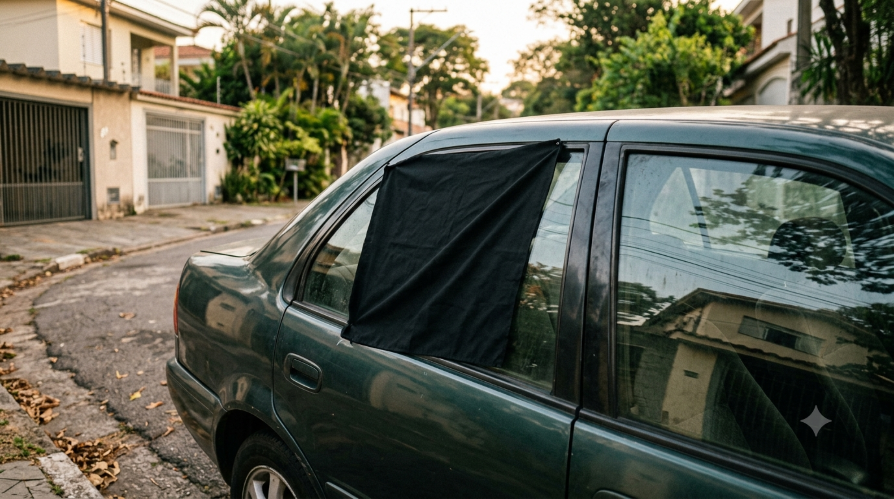 Pano preto pendurado na janela do carro: o que significa e para que serve?