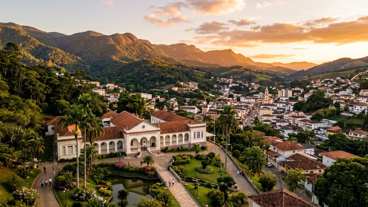 Cidade paulista que nasceu ao redor de fontes de água quente virou refúgio entre montanhas com balneários, praças e clima tranquilo para descansar longe da capital