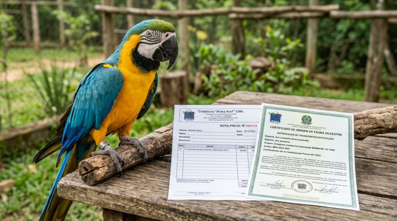 Família criava papagaio encontrado ainda filhote havia mais de 20 anos, fiscalização descobre e são multados em R$ 5 mil por posse ilegal de animal silvestre e pedem comprovação de origem do animal