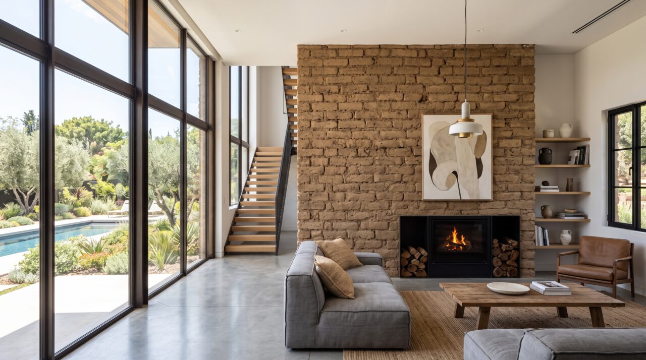 O uso da alvenaria de adobe na arquitetura moderna de alto padrão para regulagem térmica e sustentabilidade.