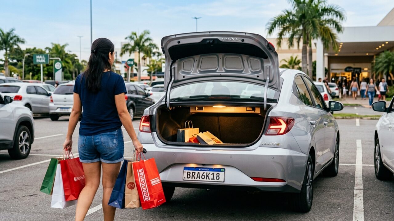 Sedã da Hyundai esconde 475 litros no porta-malas e abre a tampa sozinho quando o motorista se aproxima