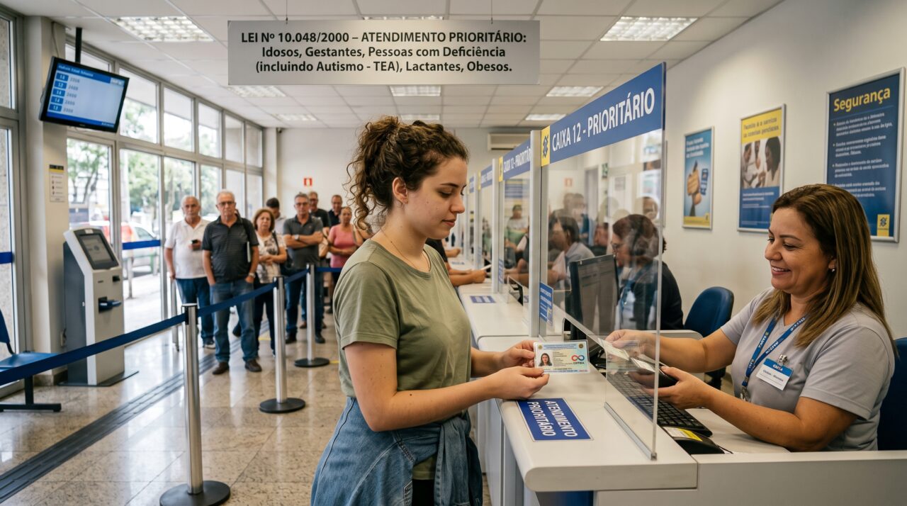 Os direitos de atendimento prioritário para pessoas autistas e acompanhantes por lei.