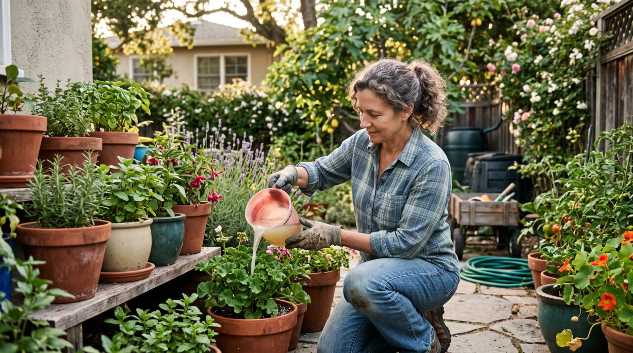 Seu jardim ficará lindo se você espalhar a água fria do cozimento de legumes nesses lugares