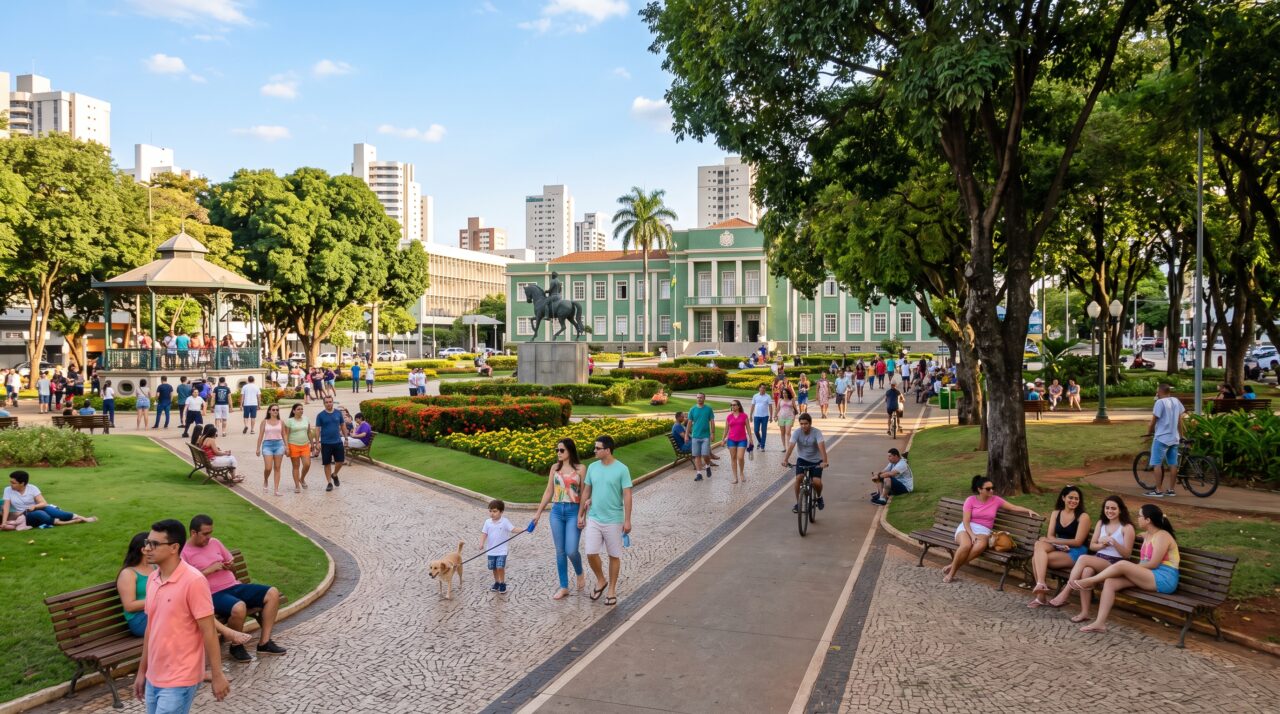 A capital do centro-oeste de inúmeros parques floridos que conquistou destaque nacional em qualidade de vida parece um refúgio urbano desenhado perfeitamente para garantir moradia pacífica e bem-estar em família