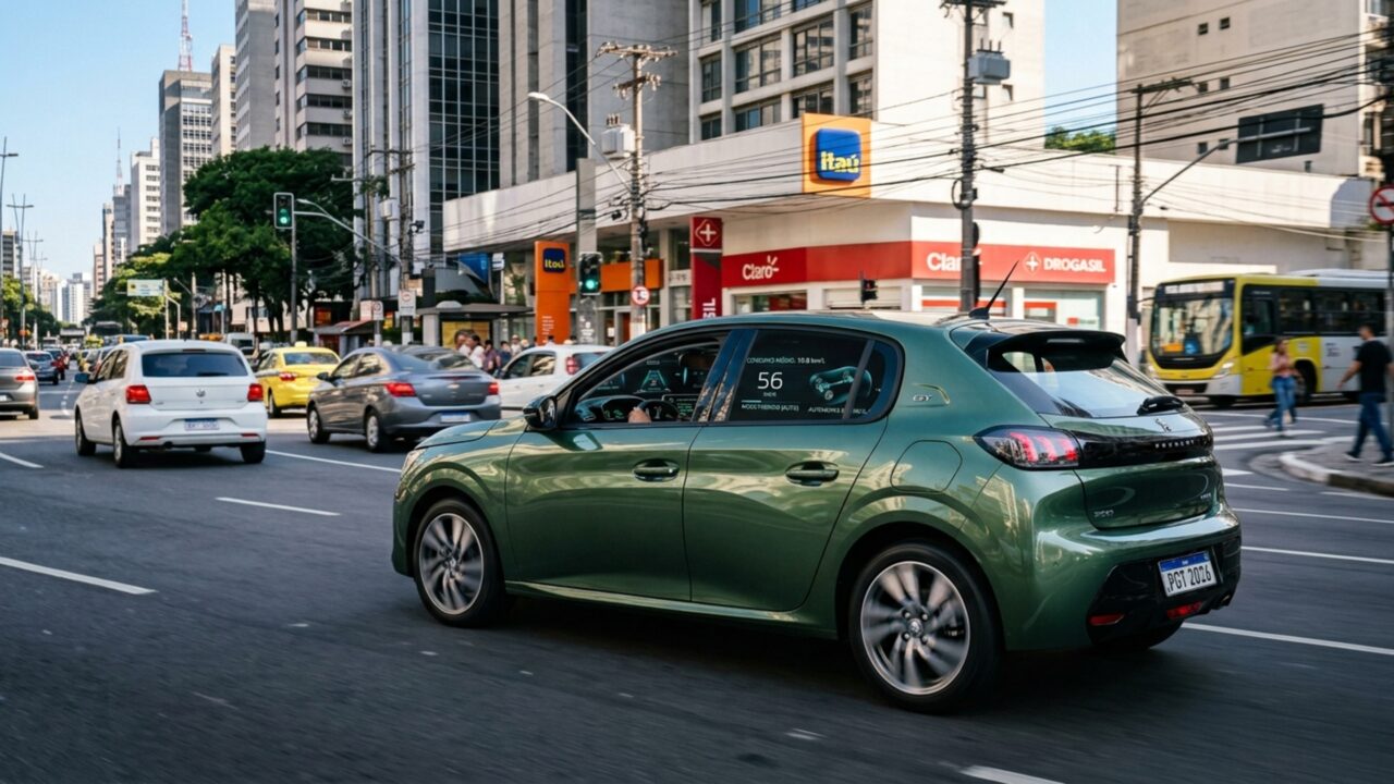 Peugeot faz hatch de 130 cv virar híbrido e promete cortar em até 10% o consumo de combustível na cidade