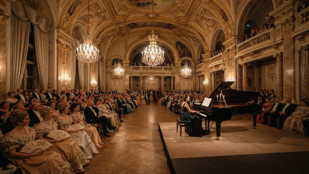 Menina de 9 anos subiu ao palco do Gewandhaus de Leipzig em 1828, começou a compor no mesmo período e ainda criança iniciou a carreira que faria Clara Schumann viajar pela Europa