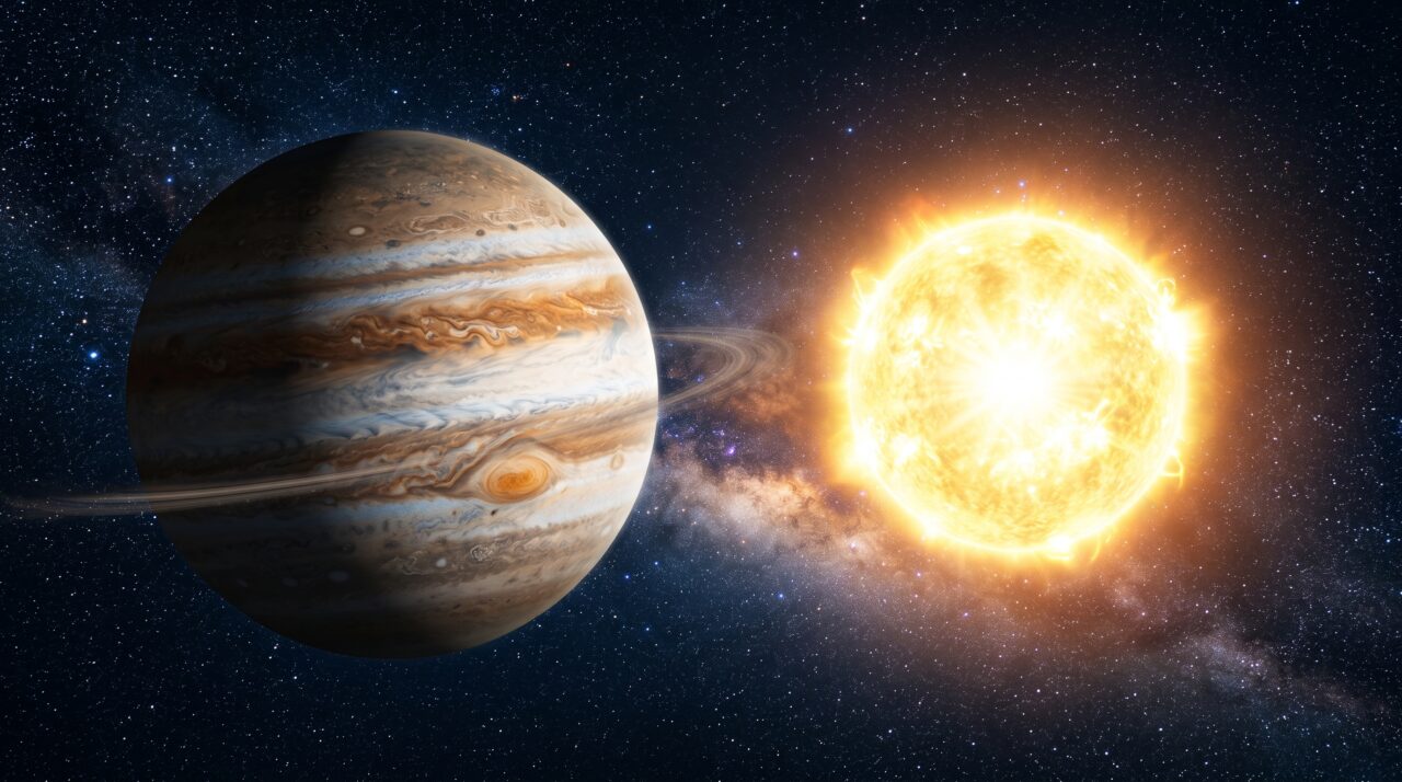A descoberta de um astro gigantesco em um sistema estelar clássico da astronomia.
