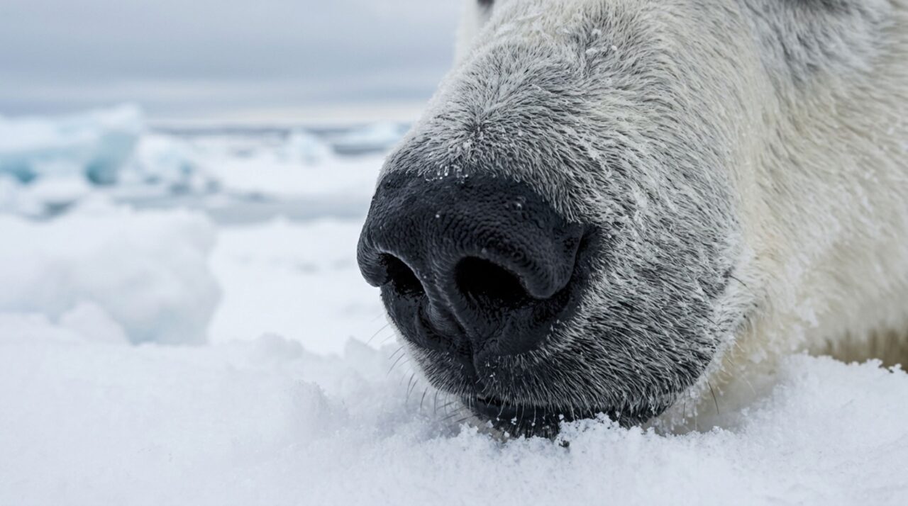 O urso que pode seguir o cheiro de uma carcaça por 30 km e encontrar focas escondidas sob o gelo
