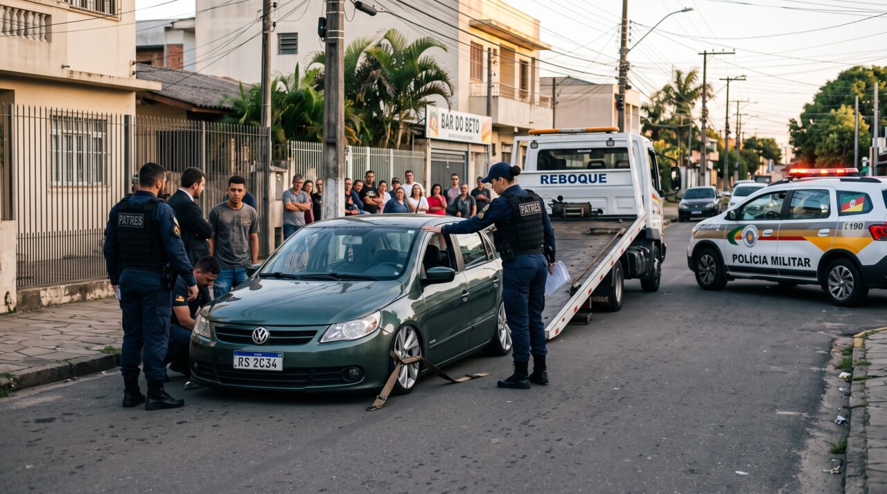 Apreensão de carro rebaixado sem alteração na documentação do Detran