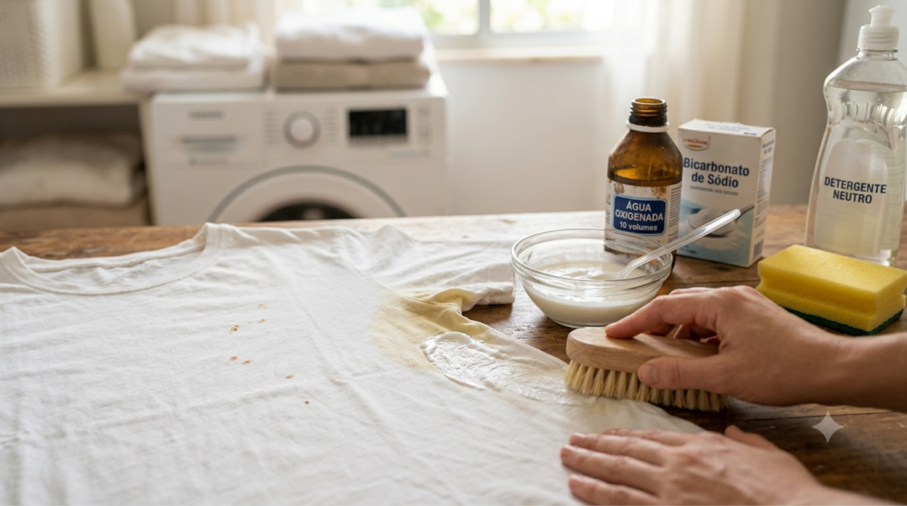 Por que misturar água oxigenada com bicarbonato de sódio e para que serve