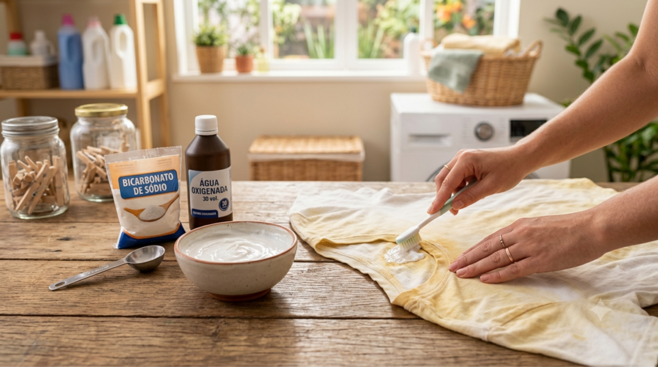 Por que misturar água oxigenada com bicarbonato de sódio e para que serve?