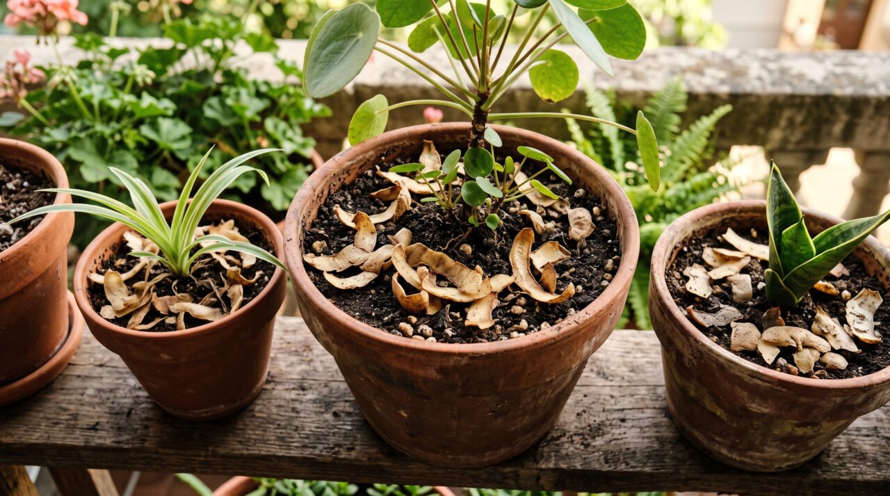 Seu jardim ficará lindo se você espalhar cascas de batata ressecadas nesses lugares