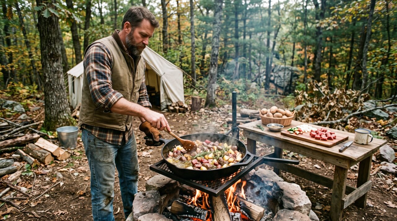 Cozinhar na natureza