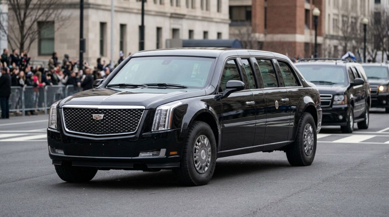 O carro presidencial milionário com portas de 20 centímetros e uma reserva de sangue para emergências