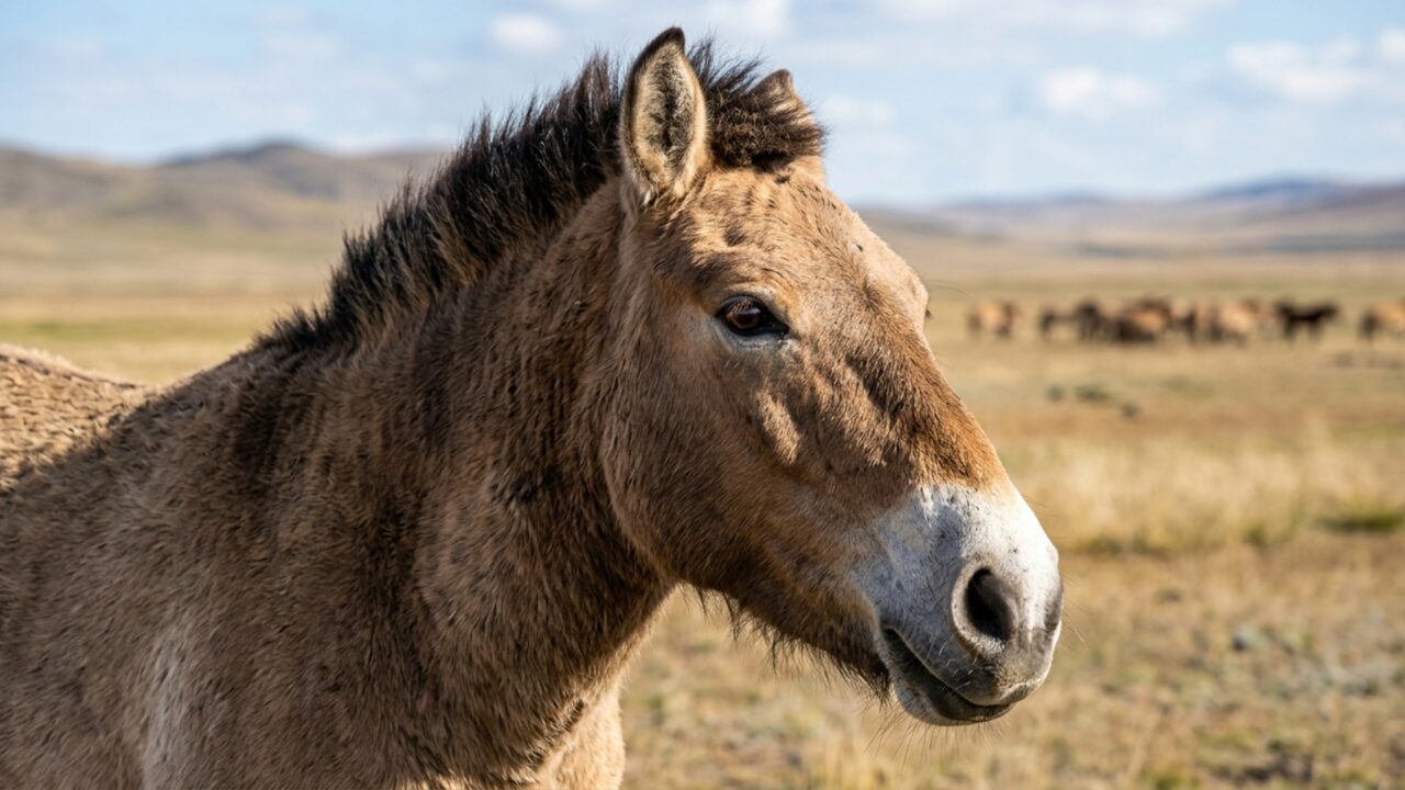 Últimos cavalos verdadeiramente selvagens voltam a uma região onde estavam ausentes havia quase 200 anos