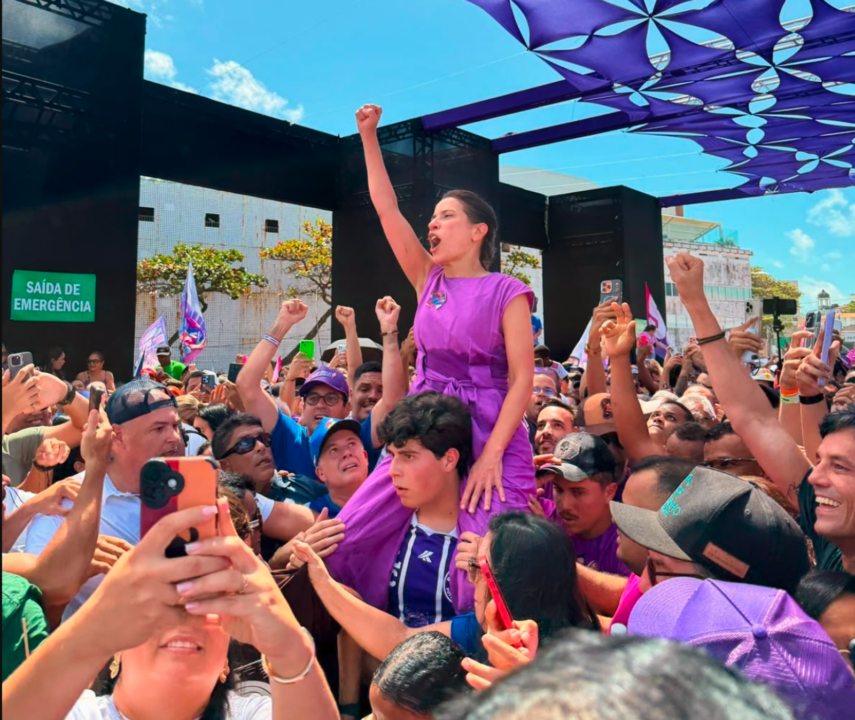 Raquel Lyra oficializa candidatura à reeleição em Pernambuco