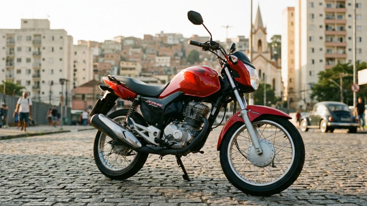 Por R$ 17.350, moto popular de 14,4 cv pesa 117 kg, oferece tanque de 14 litros e trabalha com câmbio de cinco marchas