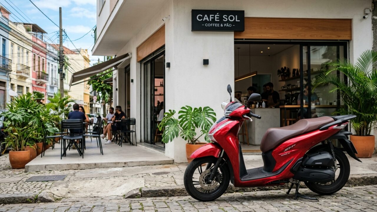Scooter automática de R$ 14.440 pesa somente 100 kg, leva 5,3 litros no tanque e facilita a rotina com assento de 765 mm