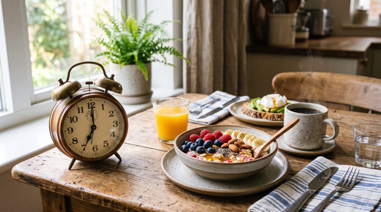 O impacto do horário do café da manhã na longevidade e saúde cardiovascular.