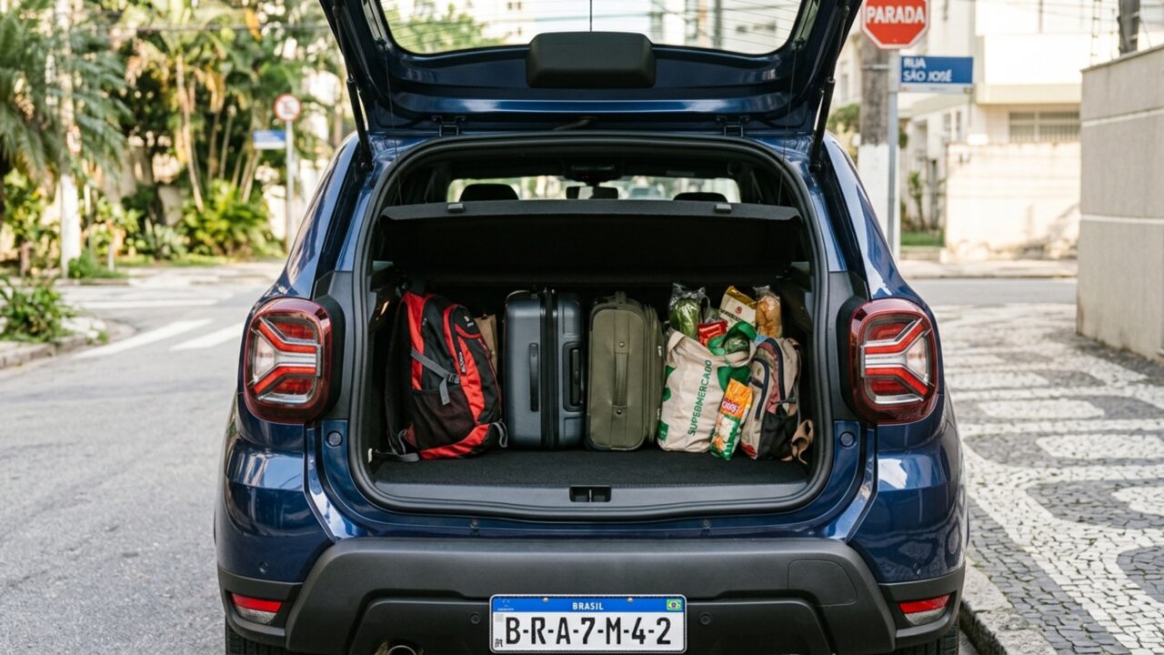 SUV da Renault custa a partir de R$ 131.990 e coloca generosos 475 litros no porta-malas para levar a família inteira