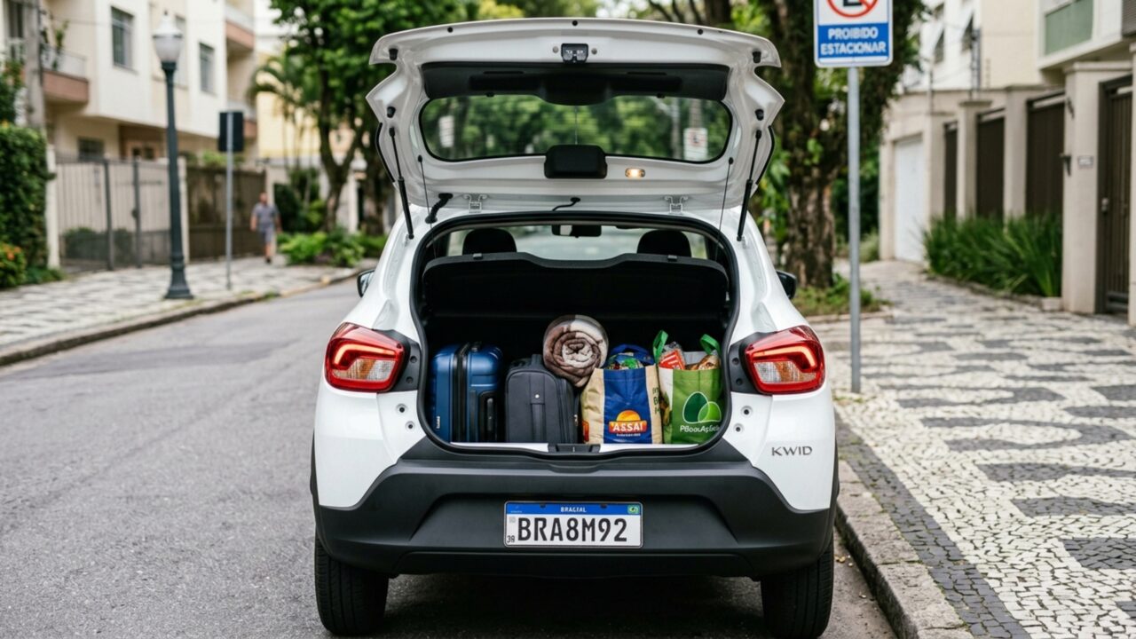 Renault tem carro 0 km por R$ 82.790 que faz até 15,5 km/l e ainda leva 290 litros no porta-malas