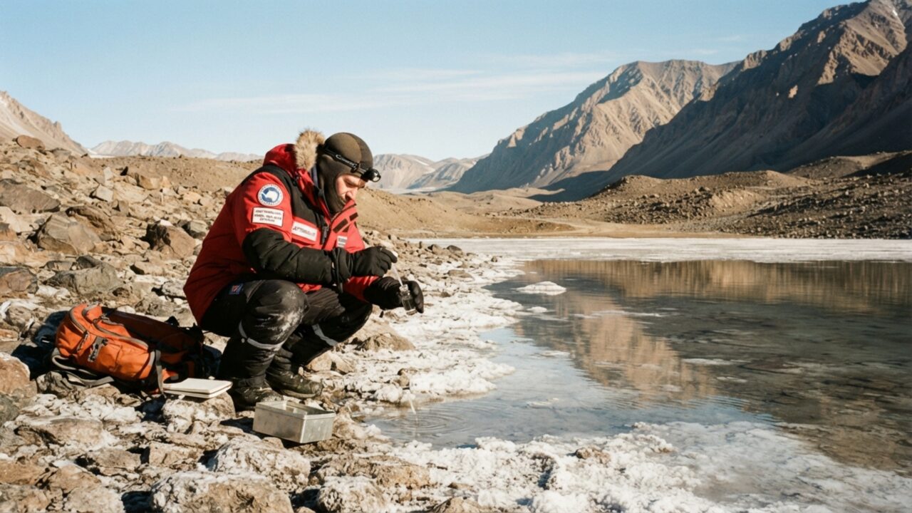 Uma lagoa rasa na Antártida passa de 40% de sal e continua líquida mesmo quando o inverno derruba a temperatura para -50 °C