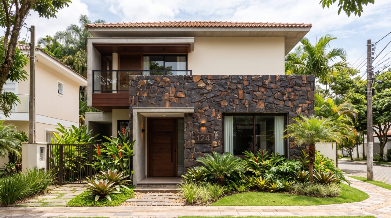 Quanto custa revestir o muro da fachada com pedra ferro em 2026 para valorizar o visual da casa?