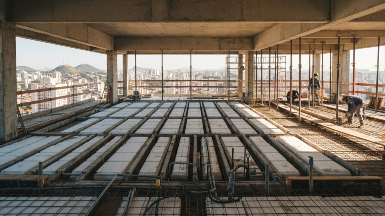 Afinal, qual o peso máximo que uma laje pré-moldada residencial suporta antes de apresentar trincas perigosas?