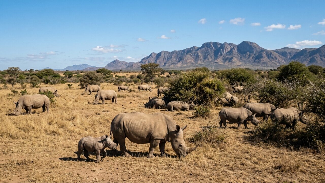 Espécie desaparecida de um parque por quase 50 anos volta à natureza e novos filhotes mostram que o plano está funcionando