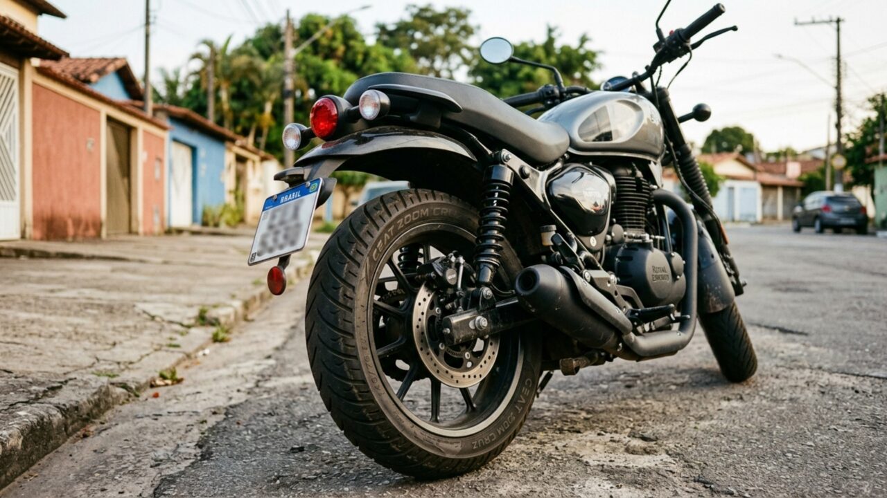 Por R$ 19.990 esta moto de estilo retrô oferece motor de 349 cm³, torque de 27 Nm e tanque com capacidade para 13 litros