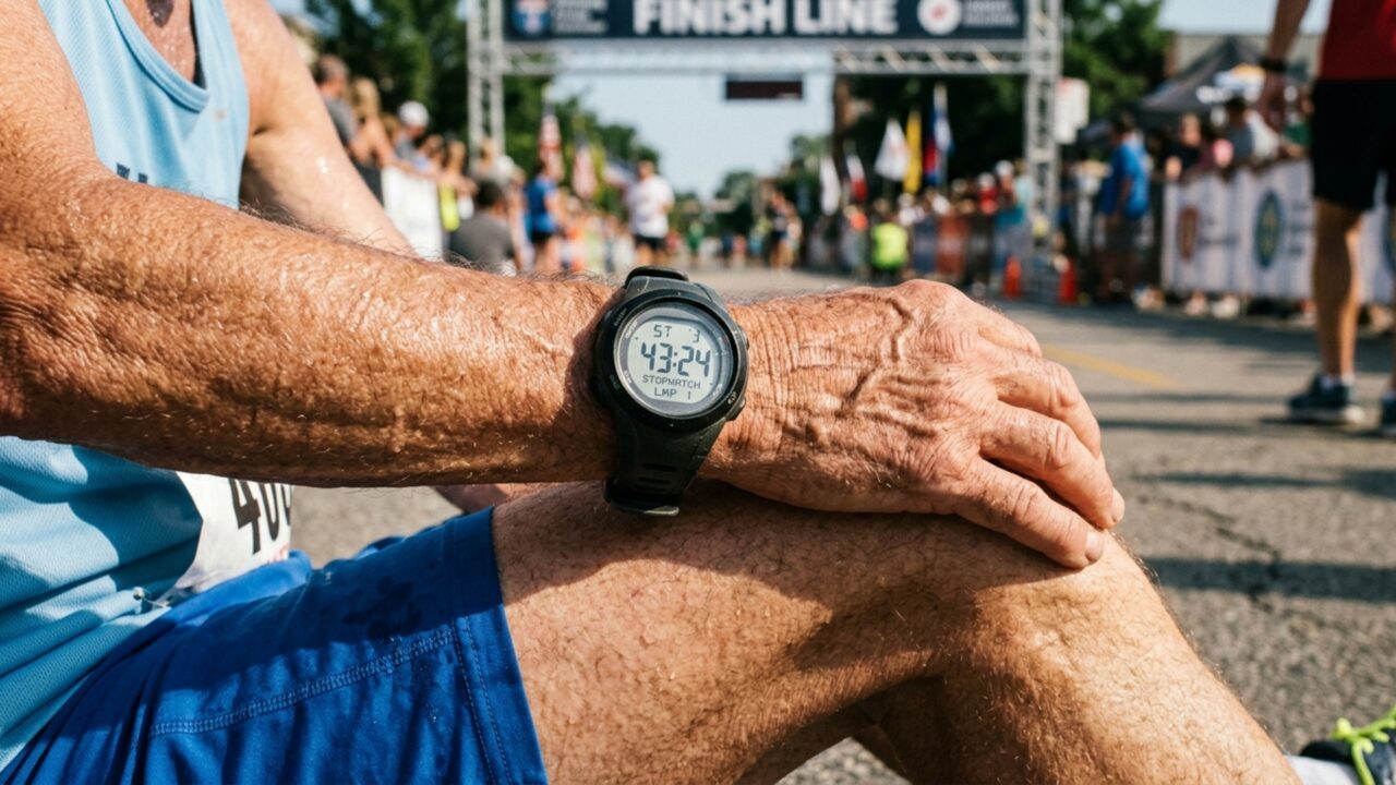 Aos 93 anos, ele se inscreveu numa corrida de rua da própria cidade, completou os cinco quilômetros no ritmo dele, e o vídeo do momento em que cruza a linha de chegada sob aplausos correu o país em poucos dias