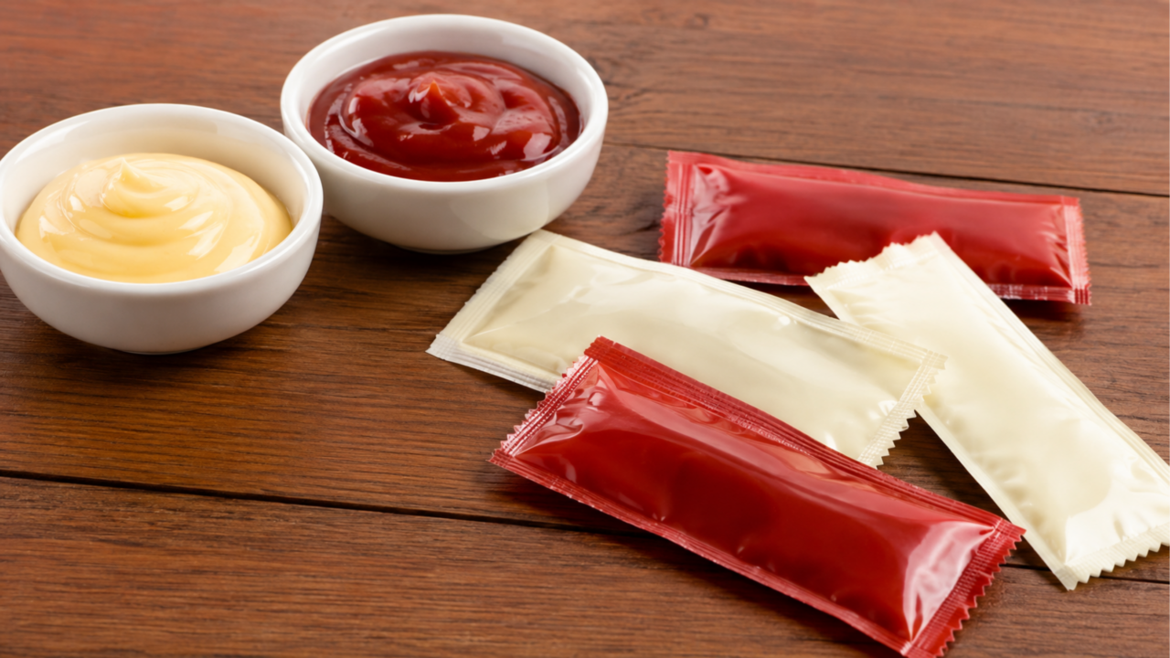 Sachês de maionese e ketchup vão ser proibidos em restaurantes e lanchonetes