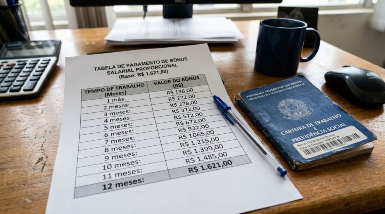 Trabalhador com apenas 30 dias de carteira assinada descobre que pode ter direito a pagamento de até R$ 1.621 em 2026