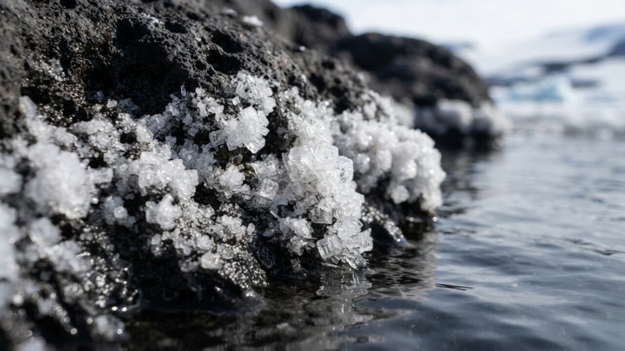 Uma lagoa rasa na Antártida passa de 40% de sal e continua líquida mesmo quando o inverno derruba a temperatura para -50 °C