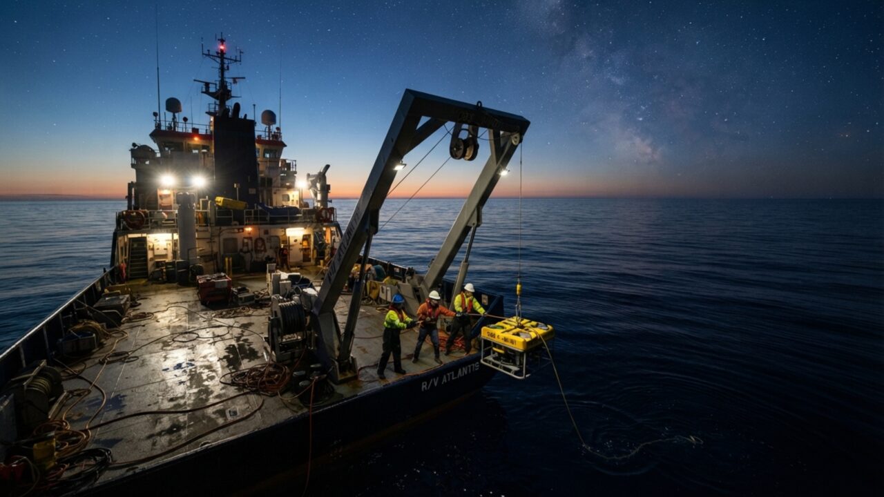 Um vulcão pode entrar em erupção no fundo do oceano sem que praticamente nada apareça na superfície, mesmo quando muita lava está sendo liberada