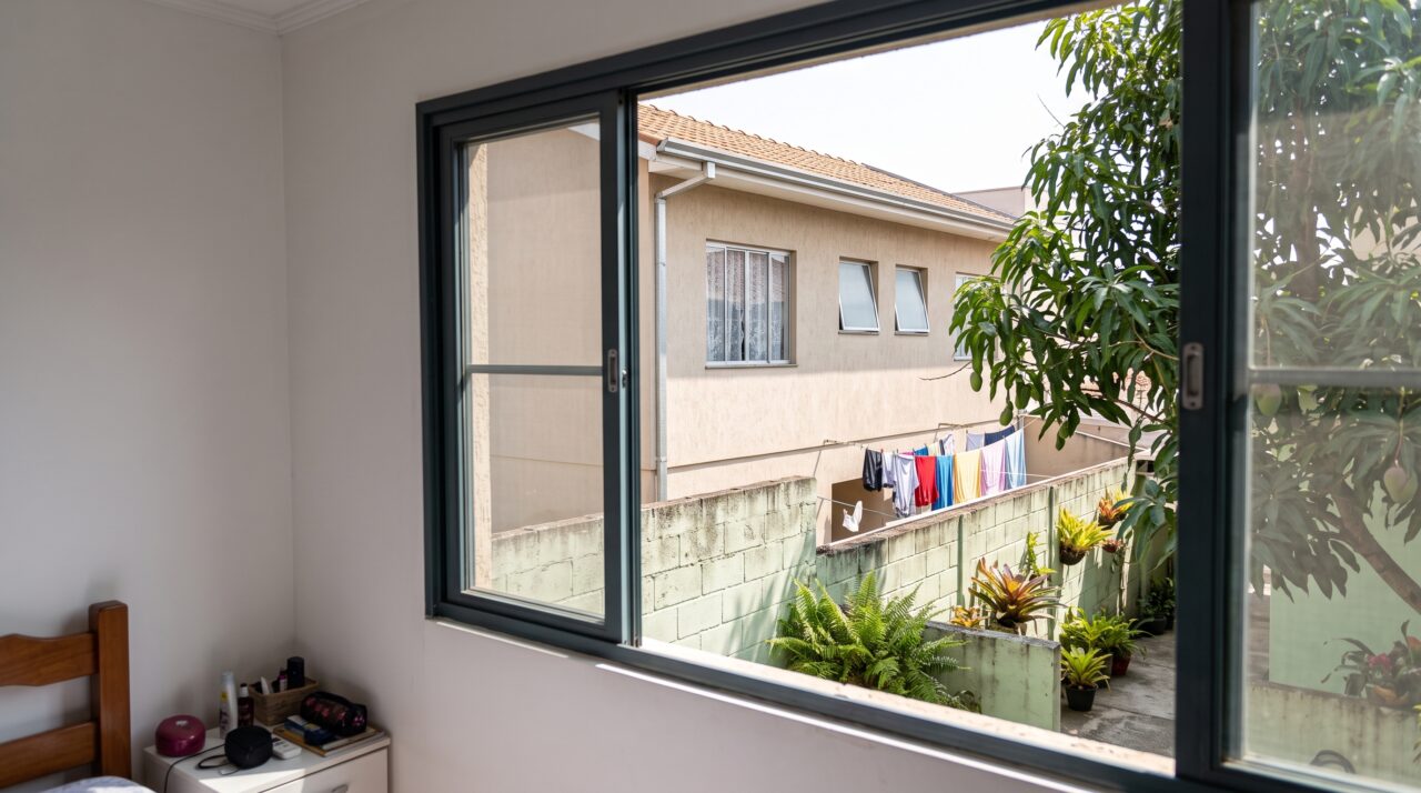 Morador constrói janela no segundo andar com vista direta para a piscina do vizinho, é processado e a Justiça manda fechar a obra com tijolos