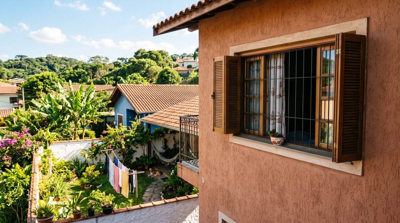 Regras do Código Civil sobre distância de janelas e privacidade entre vizinhos.