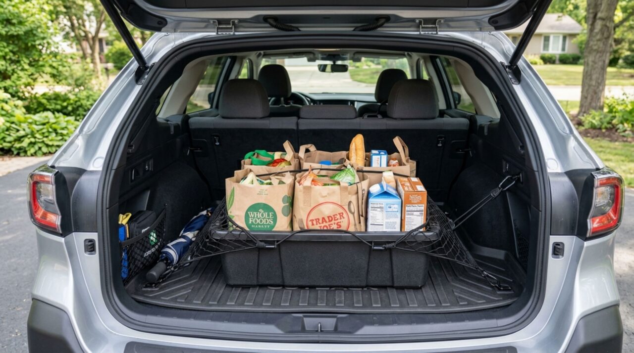 Motorista prende saco de compras entre as pernas para evitar que vire, recebe multa e diz que o volume não tocava os pedais