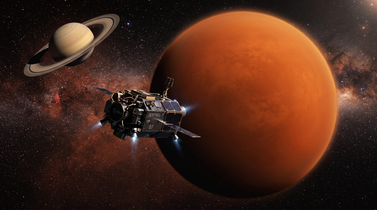 A NASA aprovou uma de suas missões mais inusitadas até hoje: a Dragonfly, um drone movido a energia nuclear do tamanho de um carro que voará sobre Titã, lua de Saturno