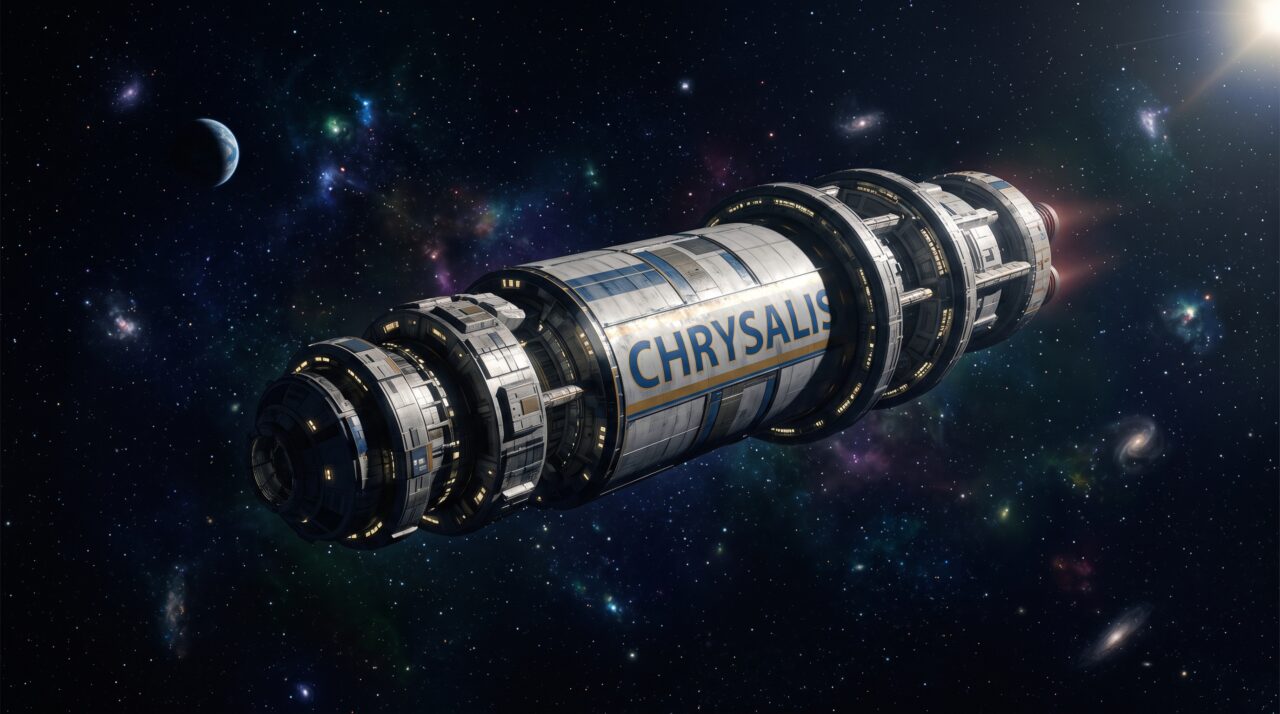 O projeto conceitual da nave Chrysalis para viagens interestelares