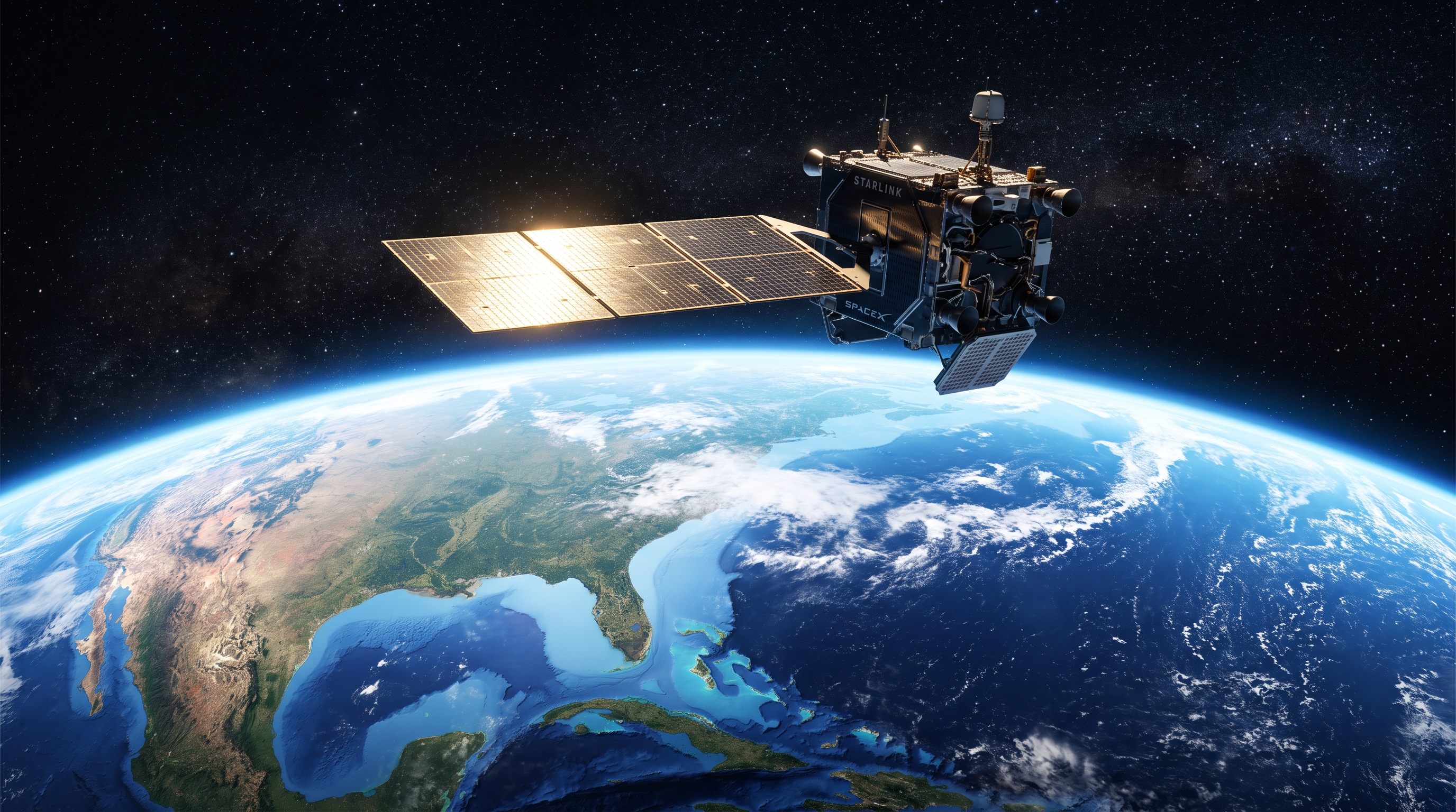 No início de 2019, menos de 2.000 satélites ativos orbitavam a Terra. Em junho de 2026, havia 15.711 e quase dois em cada três pertenciam a uma única constelação: a Starlink, da SpaceX - QTU Questões do Universo